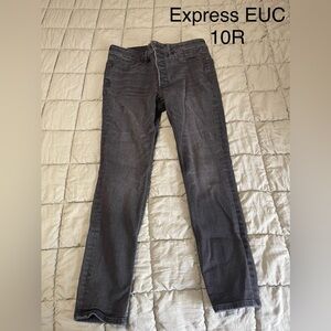 Express Charcoal Denim Pants